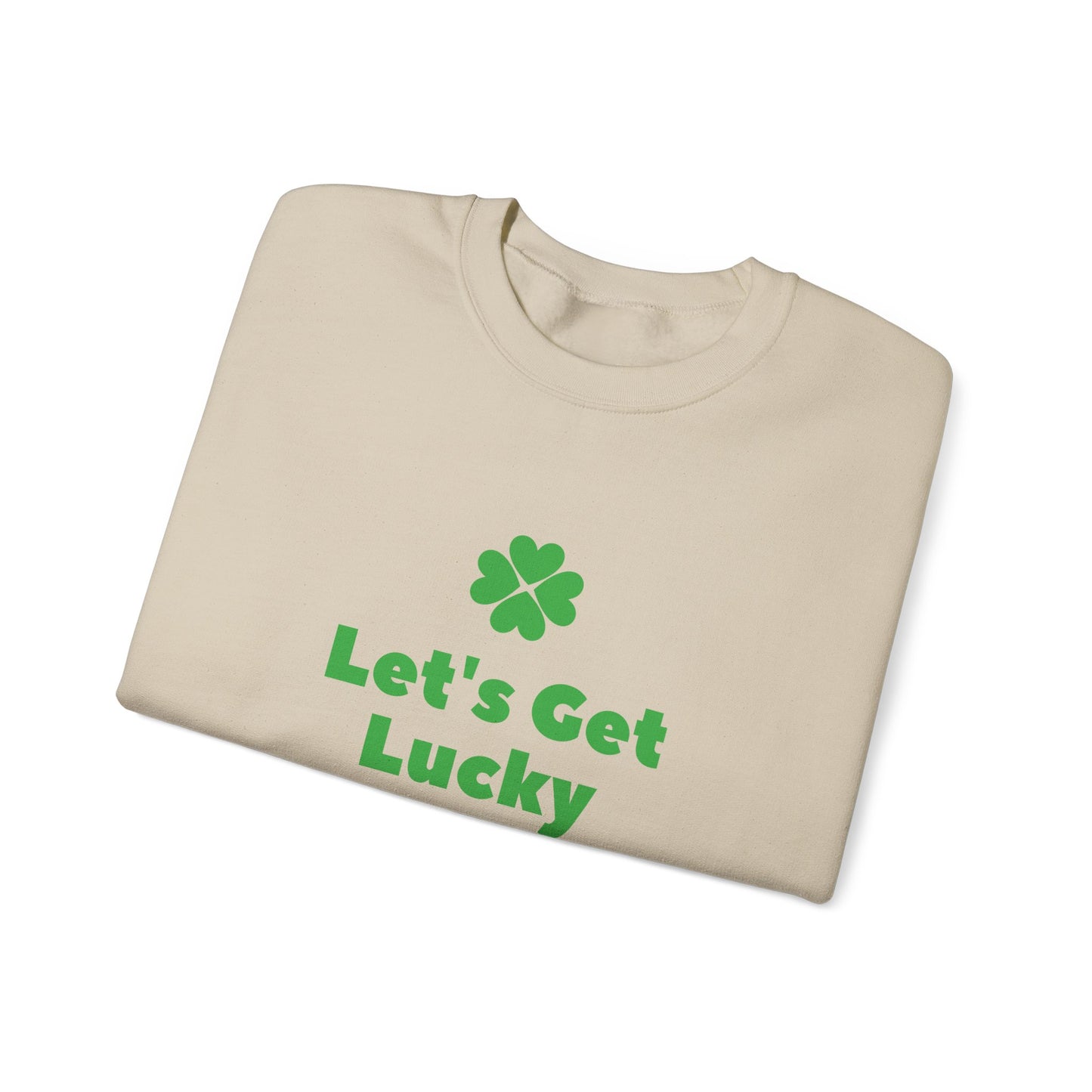 St Patrick's Day Unisex Heavy Blend™ Crewneck Sweatshirt, Let's Get Lucky