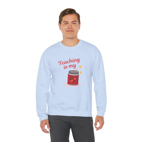 Teaching is My Passion Crewneck Sweatshirt, Gift for Teachers, Education Apparel, Cute Teacher Sweatshirt, Back to School Outfit