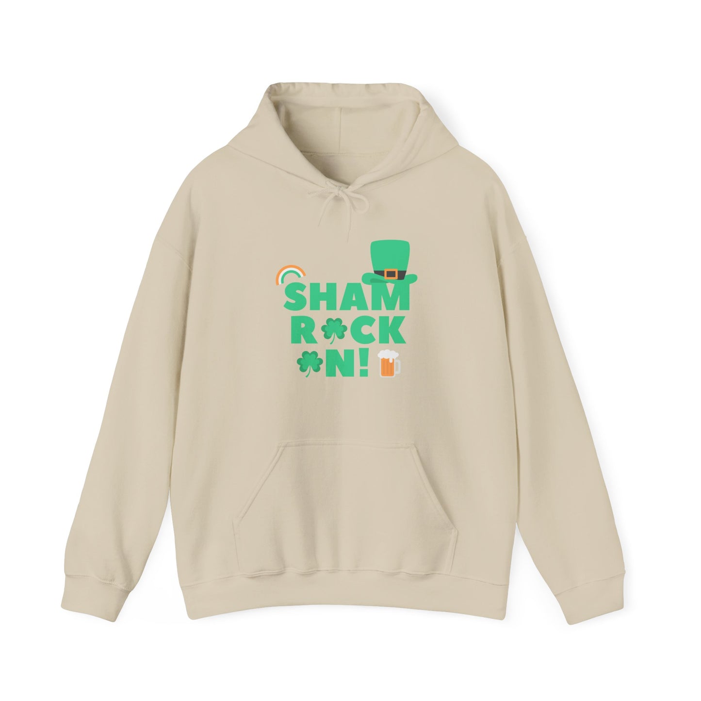 Shamrock On! Unisex Heavy Blend Hoodie - Festive St Patrick's Day Apparel