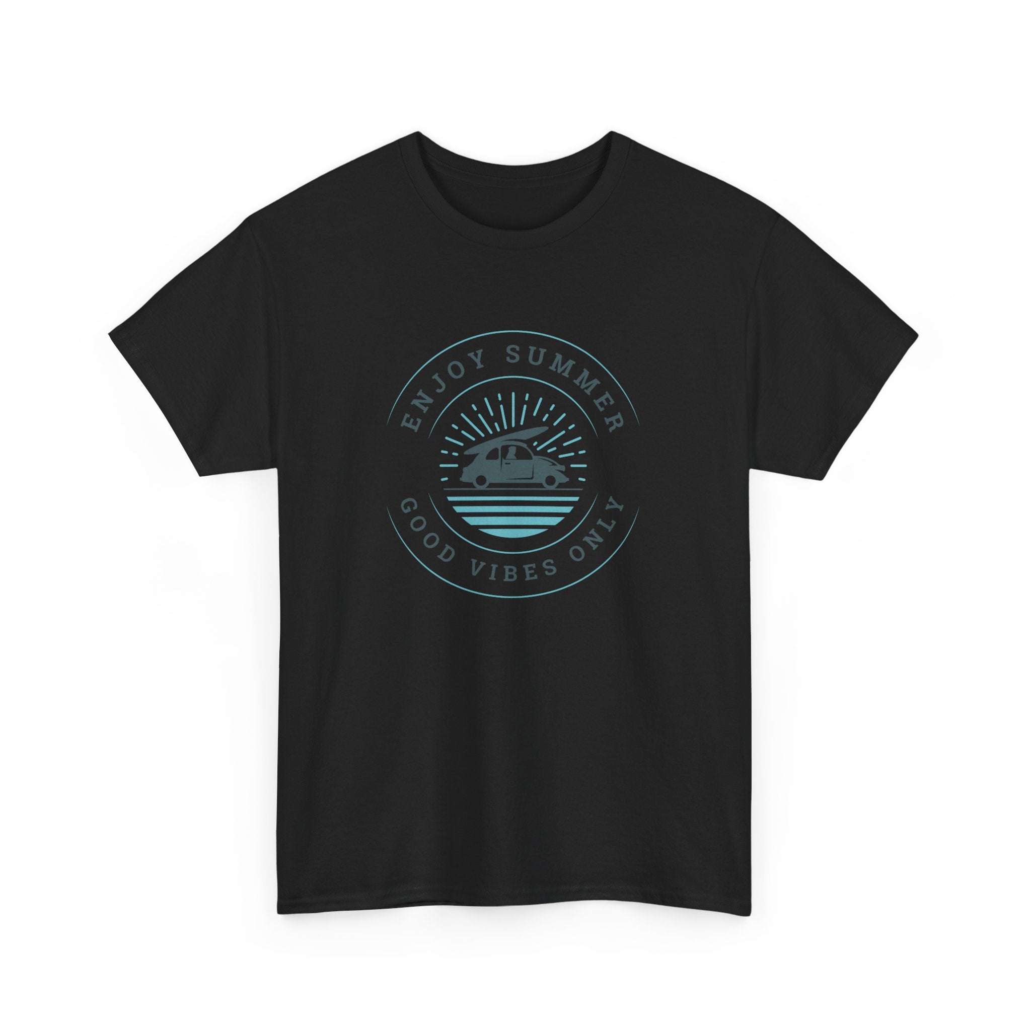 Enjoy Summer Good Vibes Only Tee, Unisex Summer Shirt, Beachwear, Vacation T-Shirt, Gift for Him/Her, Relaxed Style Top