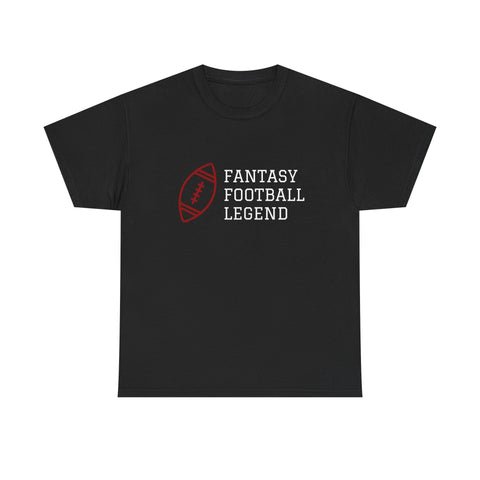 Fantasy Football Legend Unisex Heavy Cotton Tee, Gift for Football Fans, Sportswear, Casual Tee, Football Season Apparel