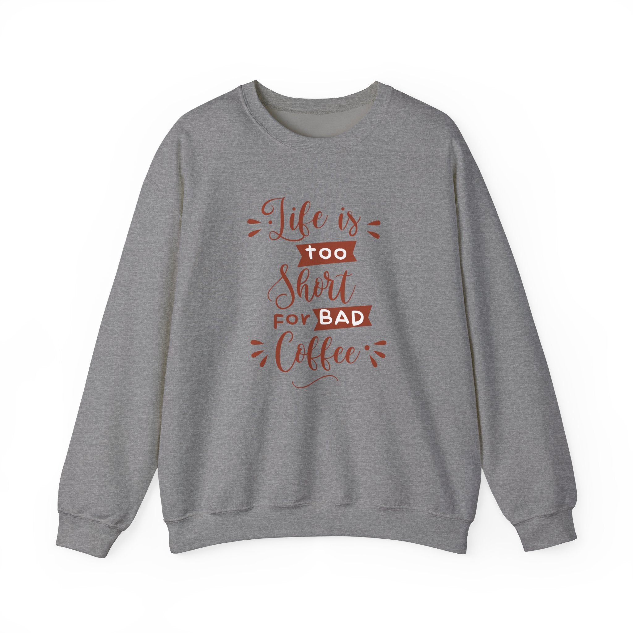 Coffee Lover's Crewneck Sweatshirt, Perfect for Casual Outfits, Gift for Coffee Enthusiasts, Cozy Layer for Every Day, Fun Saying