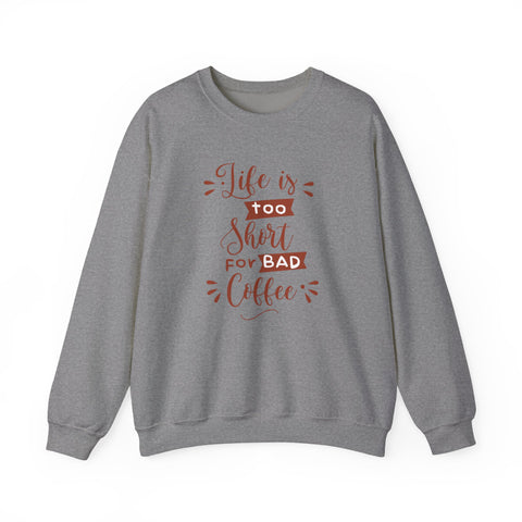 Coffee Lover's Crewneck Sweatshirt, Perfect for Casual Outfits, Gift for Coffee Enthusiasts, Cozy Layer for Every Day, Fun Saying