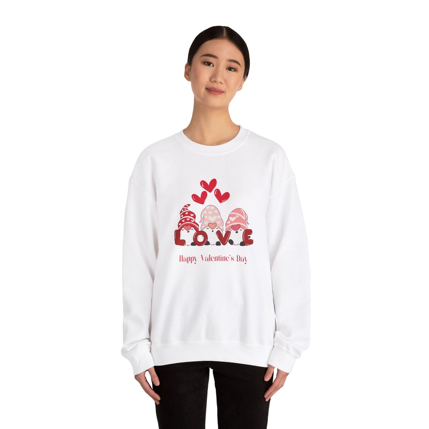 Valentine's Day Unisex Sweatshirt - Cozy Gift for Couples, Romantic Style, Everyday Comfort, Love Celebration, Heavy Blend Crewneck