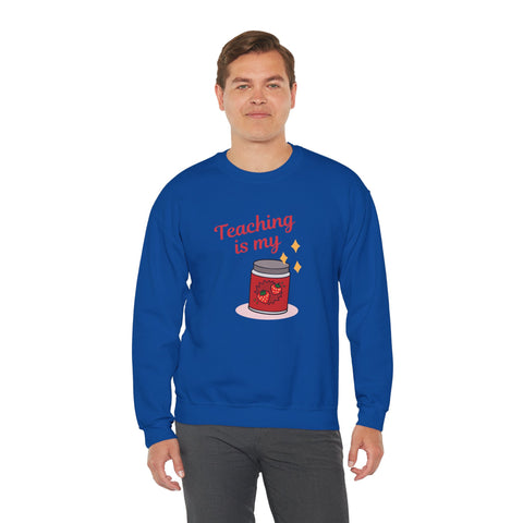 Teaching is My Passion Crewneck Sweatshirt, Gift for Teachers, Education Apparel, Cute Teacher Sweatshirt, Back to School Outfit