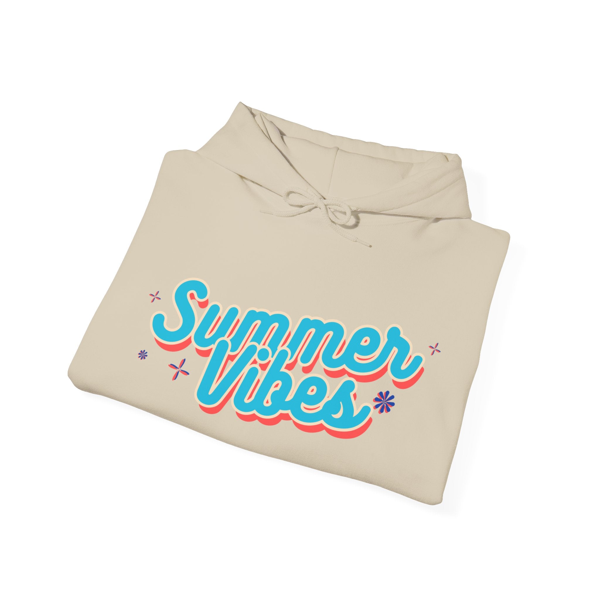 Summer Vibes Unisex Hoodie, Cozy Sweatshirt for Beach Days, Perfect for Summer Celebrations, Casual Wear, Gift for Her