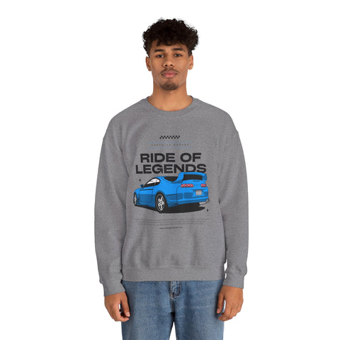 Ride of Legends Unisex Heavy Blend™ Crewneck Sweatshirt, Casual Car Sweatshirt