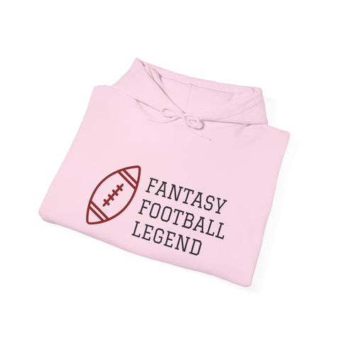 Fantasy Football Legend Hoodie, Unisex Heavy Blend Hooded Sweatshirt for Sports Fans, Gift for Football Lovers, Cozy Athletic Wear