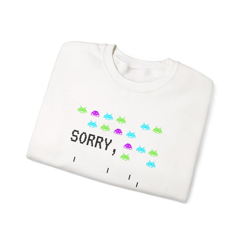 Gaming Humor Sweatshirt, Unisex Crewneck, Video Game Apparel, Casual Wear, Perfect for Gamers