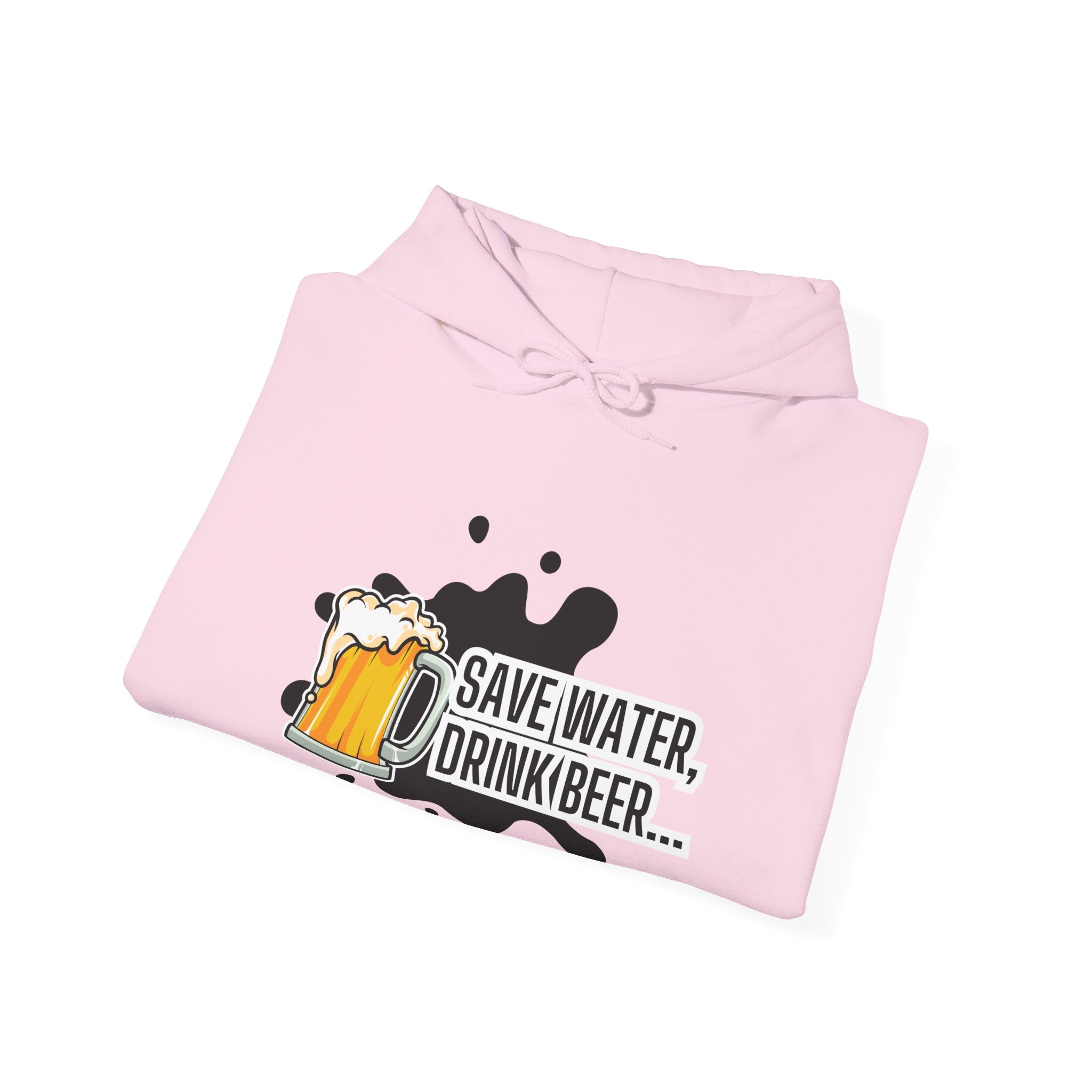 Save Water Drink Beer Hoodie, Funny Sweatshirt for Beer Lovers, Perfect Gift for Dad, Birthday, Casual Wear, Cozy Apparel