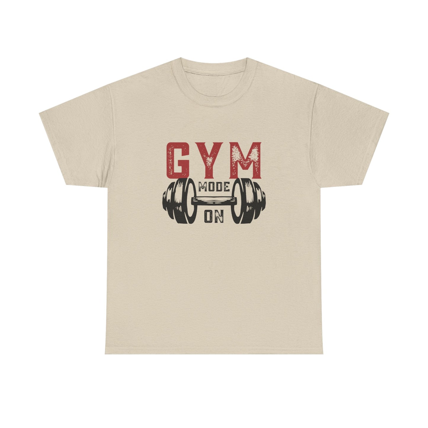 Gym Mode On Tee - Unisex Fitness Shirt, Workout Apparel, Gift for Gym Lovers, Casual Wear, Motivational Tee