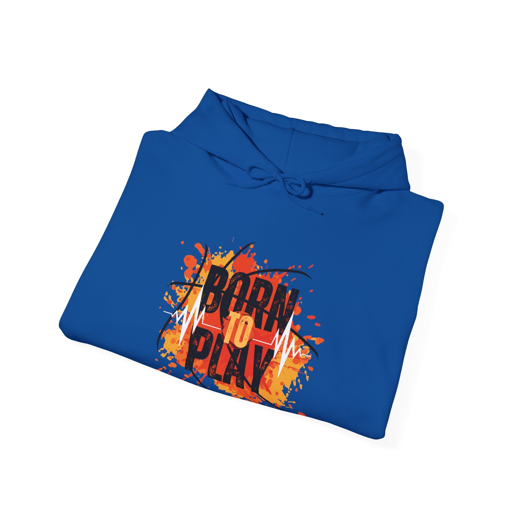 Born to Play Hoodie, Casual Streetwear Sweatshirt, Unisex Sports Hoodie, Cozy Lounge Wear, Unique Basketball Graphic Hoodie