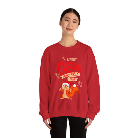 Merry Christmas Crewneck Sweatshirt, Holiday Gift, Unisex Pullover, Winter Fashion, Cozy Sweater for Family, New Year