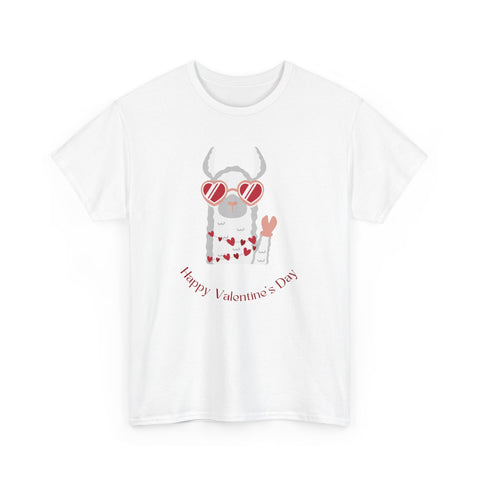 Valentine's Day Bull Unisex Tee, Cute Heart Glasses Love Shirt, Fun Couples Gift, Holiday Apparel, Valentine Tee, Bull Graphic Shirt, Heart