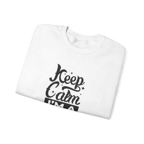 Teacher Appreciation Sweatshirt, Cozy Education Gift, Keep Calm I'm a Teacher, School Spirit Clothing, Unisex Crewneck Sweater, Casual Wear
