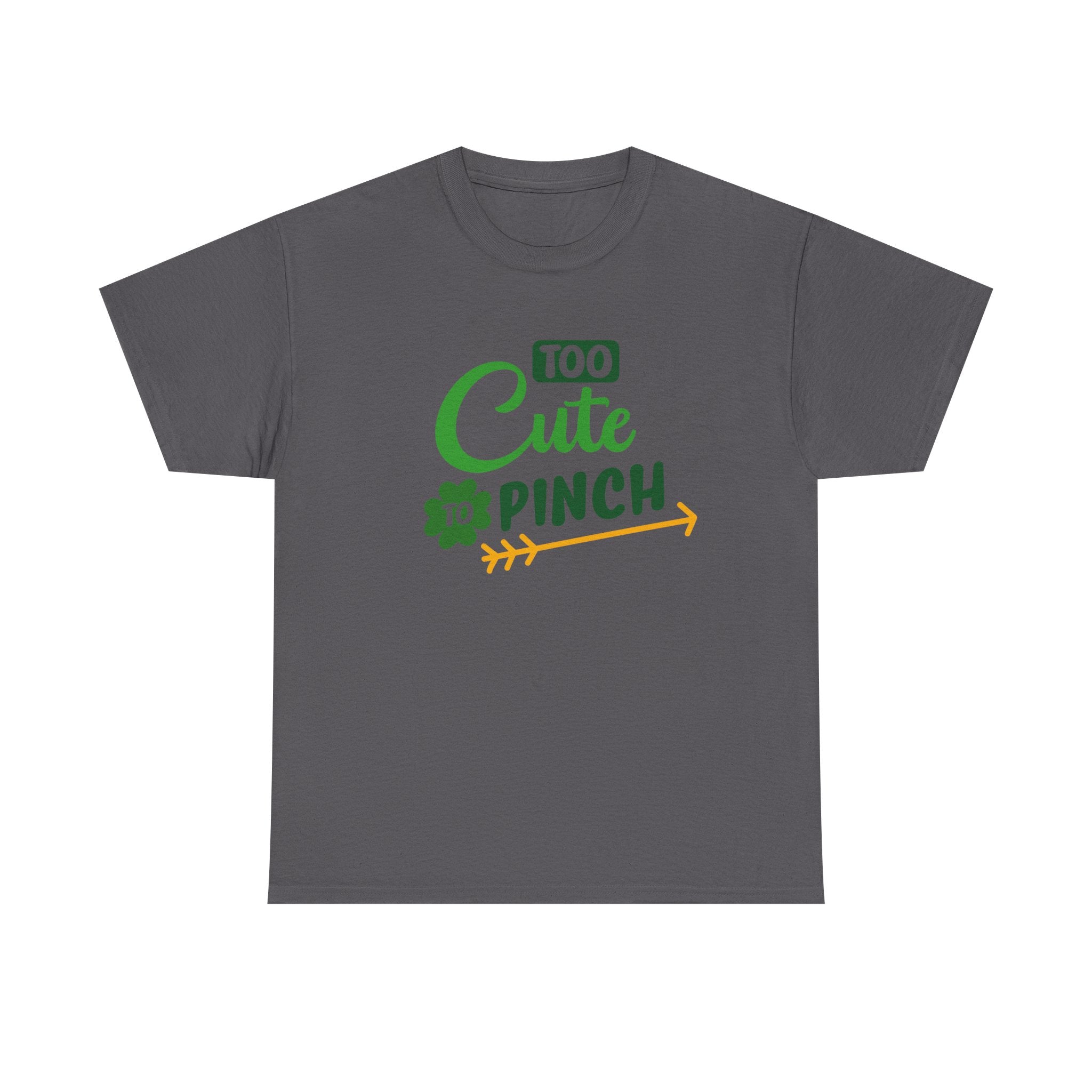 Cute St Patrick's Day Unisex Heavy Cotton Tee, Funny Holiday Shirt, Gift for Her, Green Graphic Tee, Party Outfit