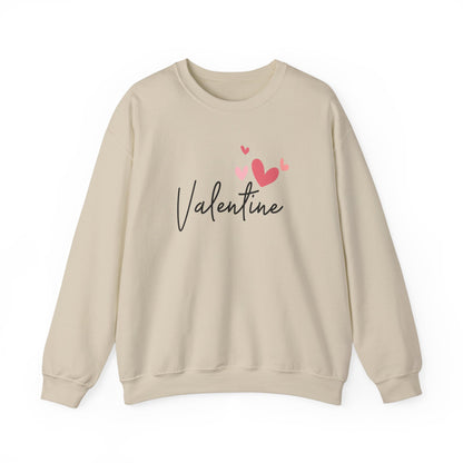 Valentine's Day Crewneck Sweatshirt, Love Sweatshirt, Valentine's Gift for Him/Her, Cozy Casual Wear, Heart Sweatshirt, Unisex Sweatshirt,