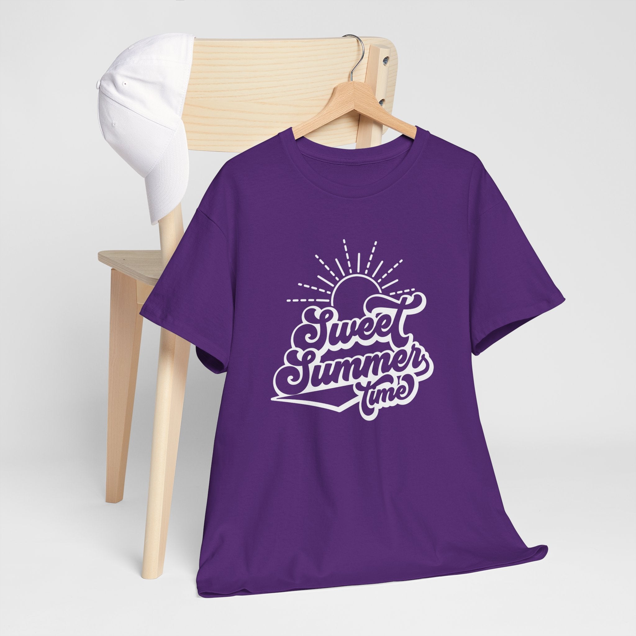 Sweet Summer Vibes Unisex Heavy Cotton Tee, Summer Shirt, Beach Day Tee, Casual Summer Wear, Vintage Summer T-Shirt