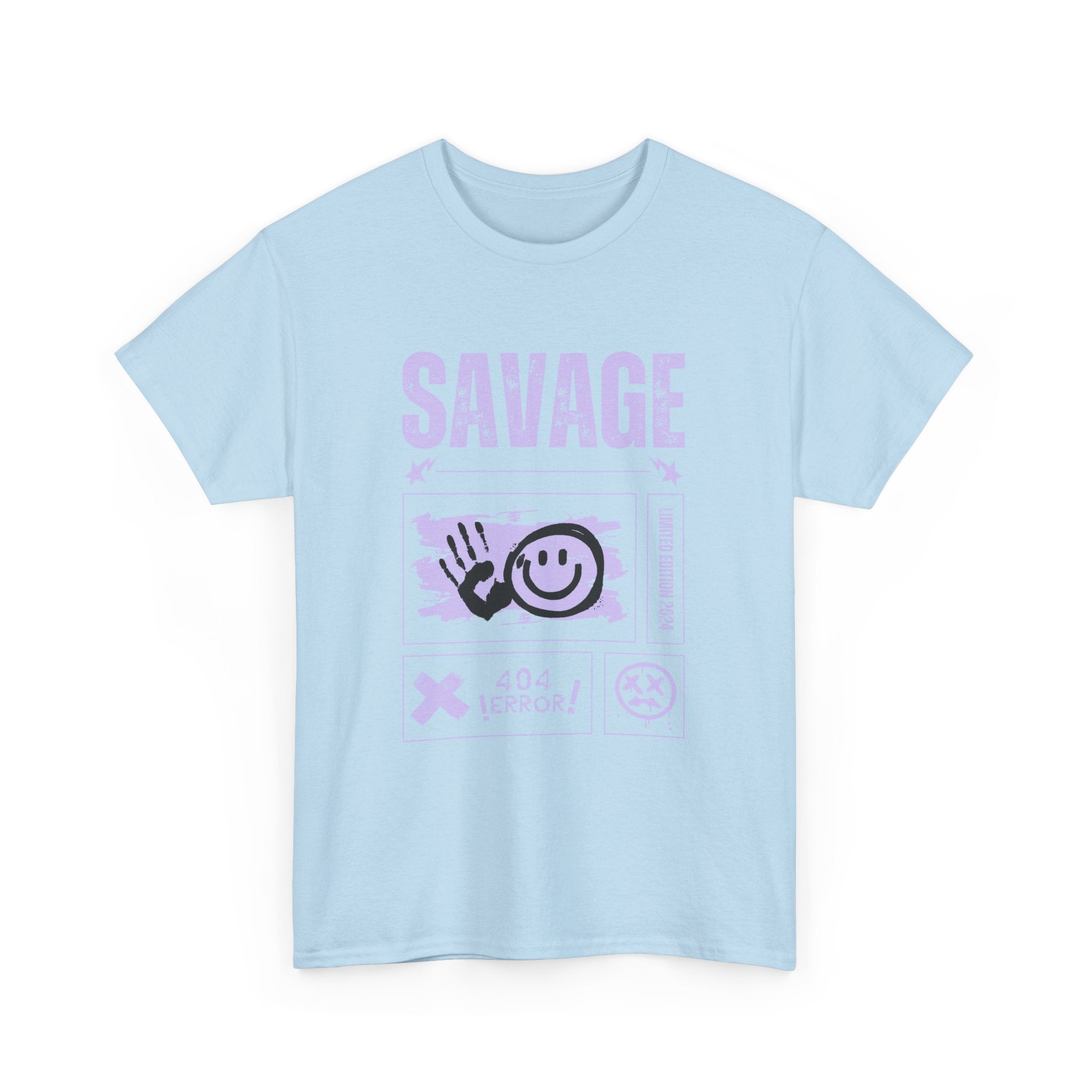 Savage Smile Tee - Casual Streetwear Unisex Heavy Cotton T-shirt