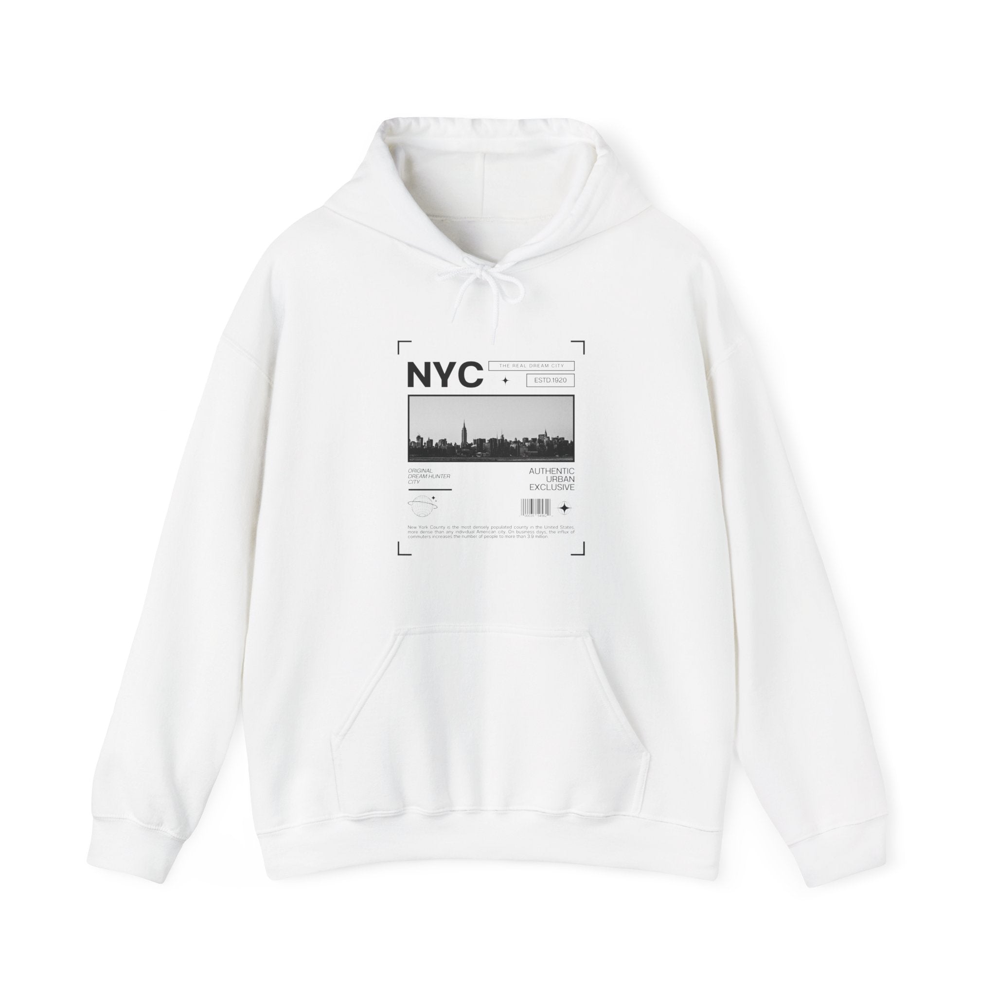 NYC Cityscape Unisex Hoodie, Cozy Streetwear Sweatshirt, Casual Wear, Urban Fashion