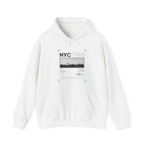 NYC Cityscape Unisex Hoodie, Cozy Streetwear Sweatshirt, Casual Wear, Urban Fashion
