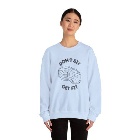 Fitness Motivation Crewneck Sweatshirt, Workout Apparel, Gym Sweatshirt, Gift for Fitness Lovers, Motivational Clothing, Cozy Fitness
