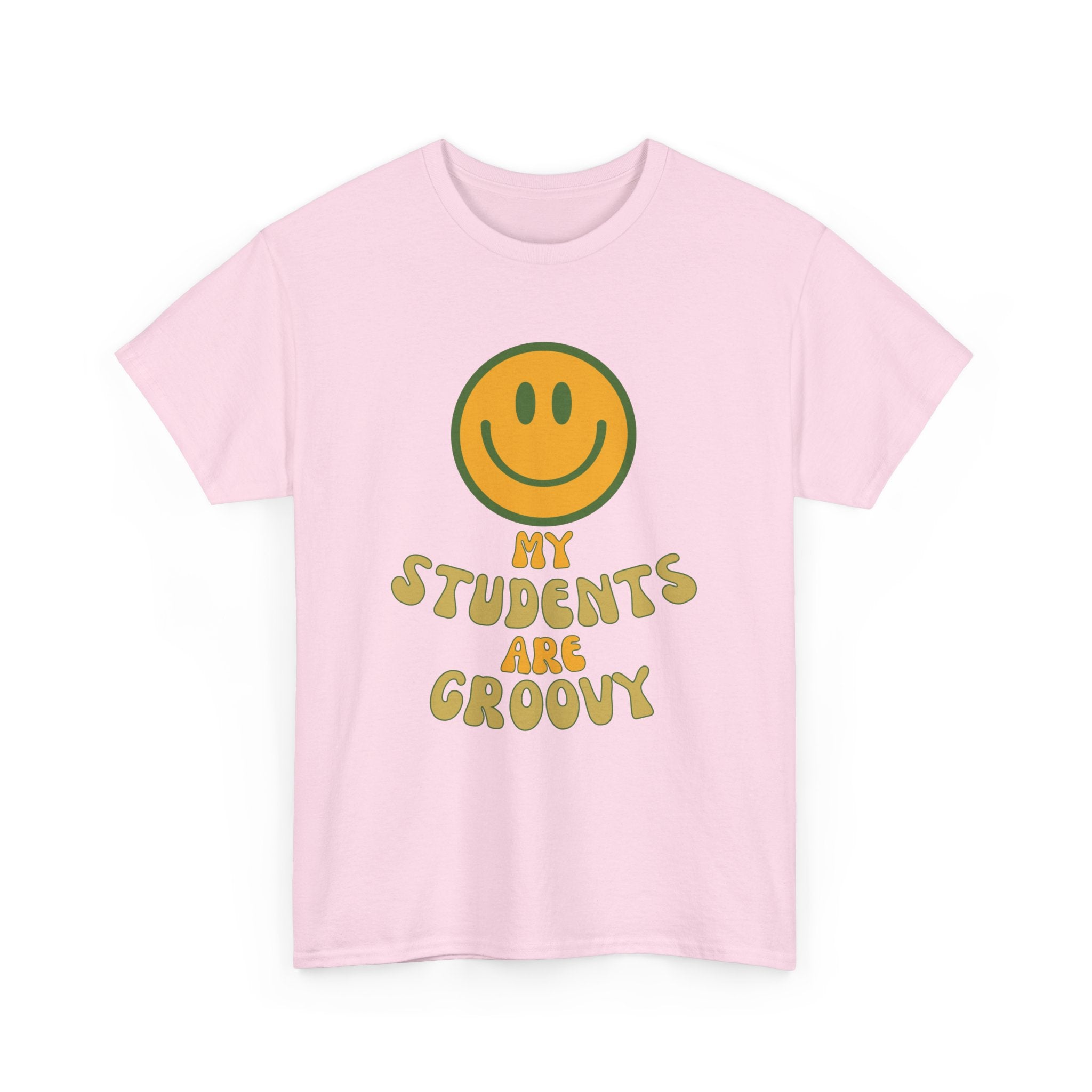 Groovy Teacher Tee, Fun Classroom Shirt, Gifts for Educators, Back to School Apparel, Positive Vibe T-Shirt