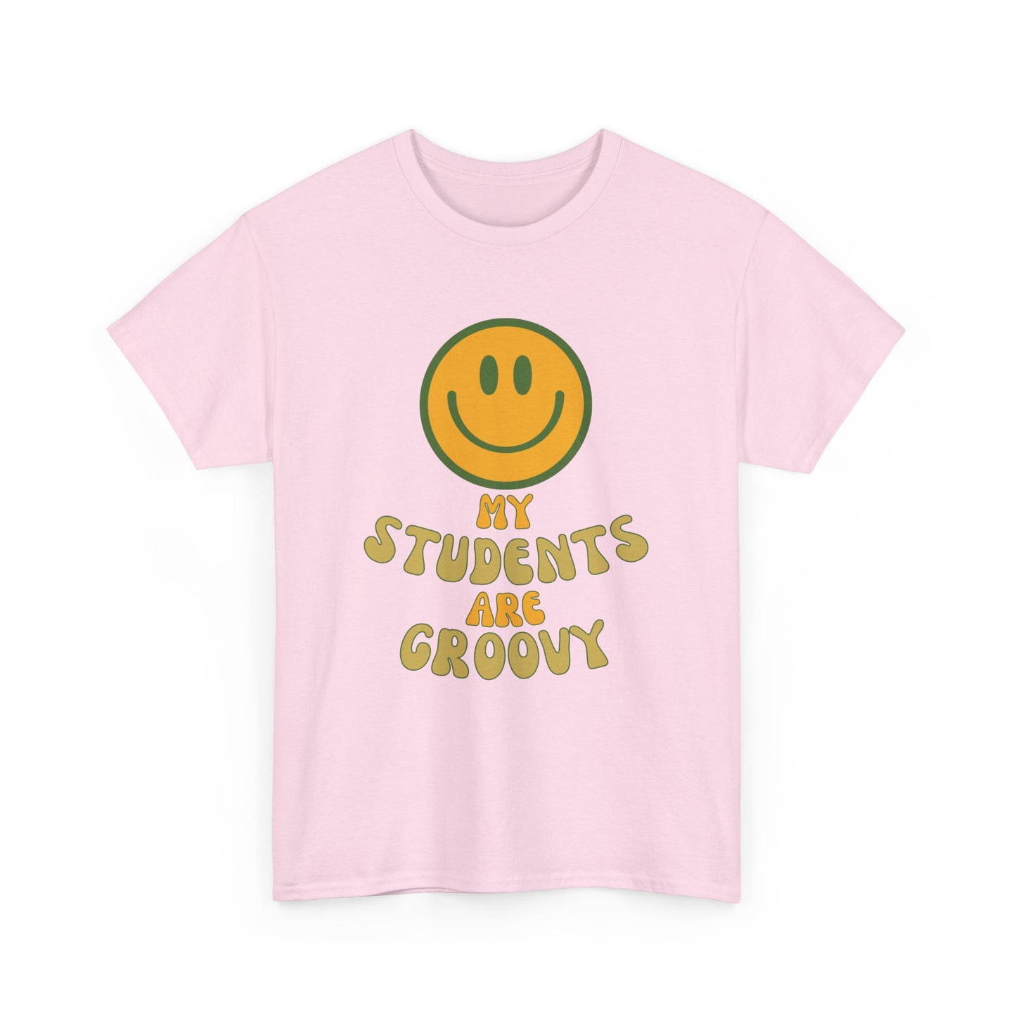 Groovy Teacher Tee, Fun Classroom Shirt, Gifts for Educators, Back to School Apparel, Positive Vibe T-Shirt