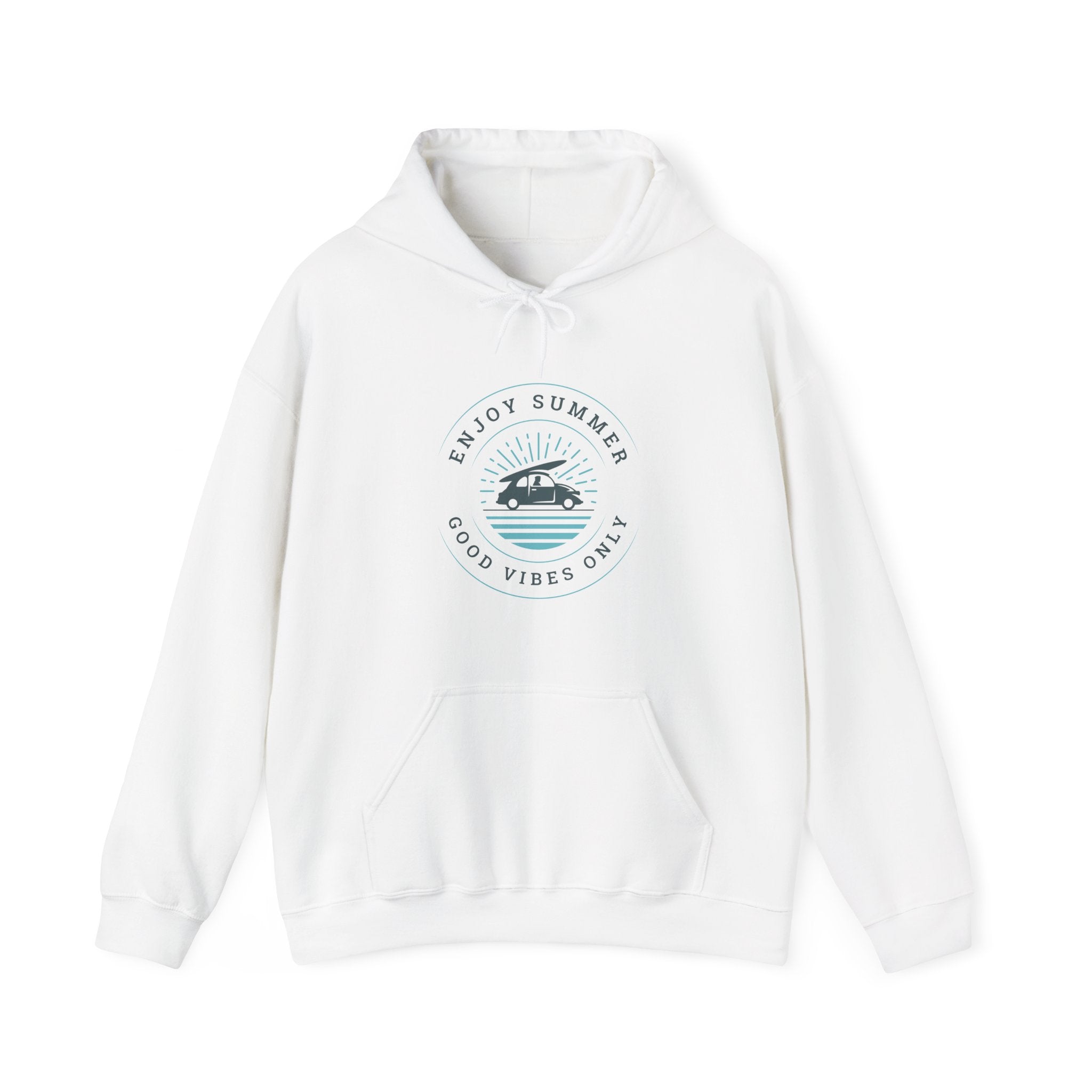 Enjoy Summer Hoodie - Unisex Heavy Blend™ Sweatshirt, Summer Vibes, Beachwear, Gift for Friends, Relaxed Fit