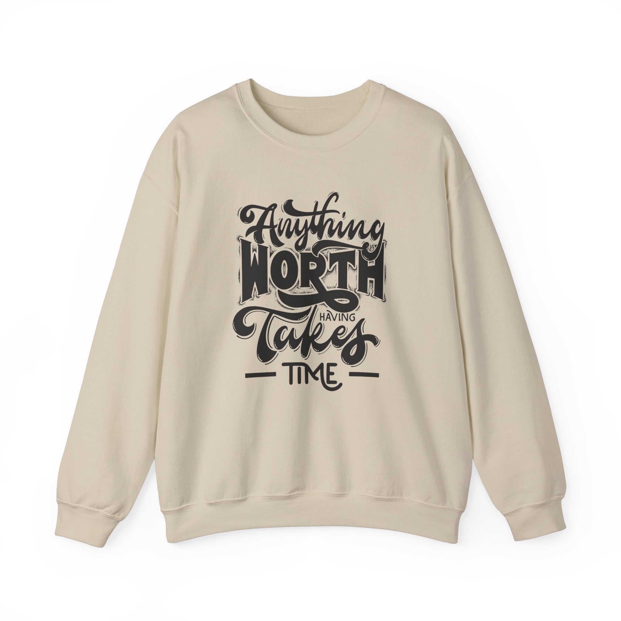 Inspirational Quote Sweatshirt - Cozy Motivational Apparel, Gift for Friends, Chill Days, Heavy Blend Crewneck