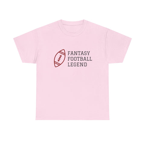 Fantasy Football Legend Unisex Heavy Cotton Tee, Gift for Football Fans, Sportswear, Casual Tee, Football Season Apparel