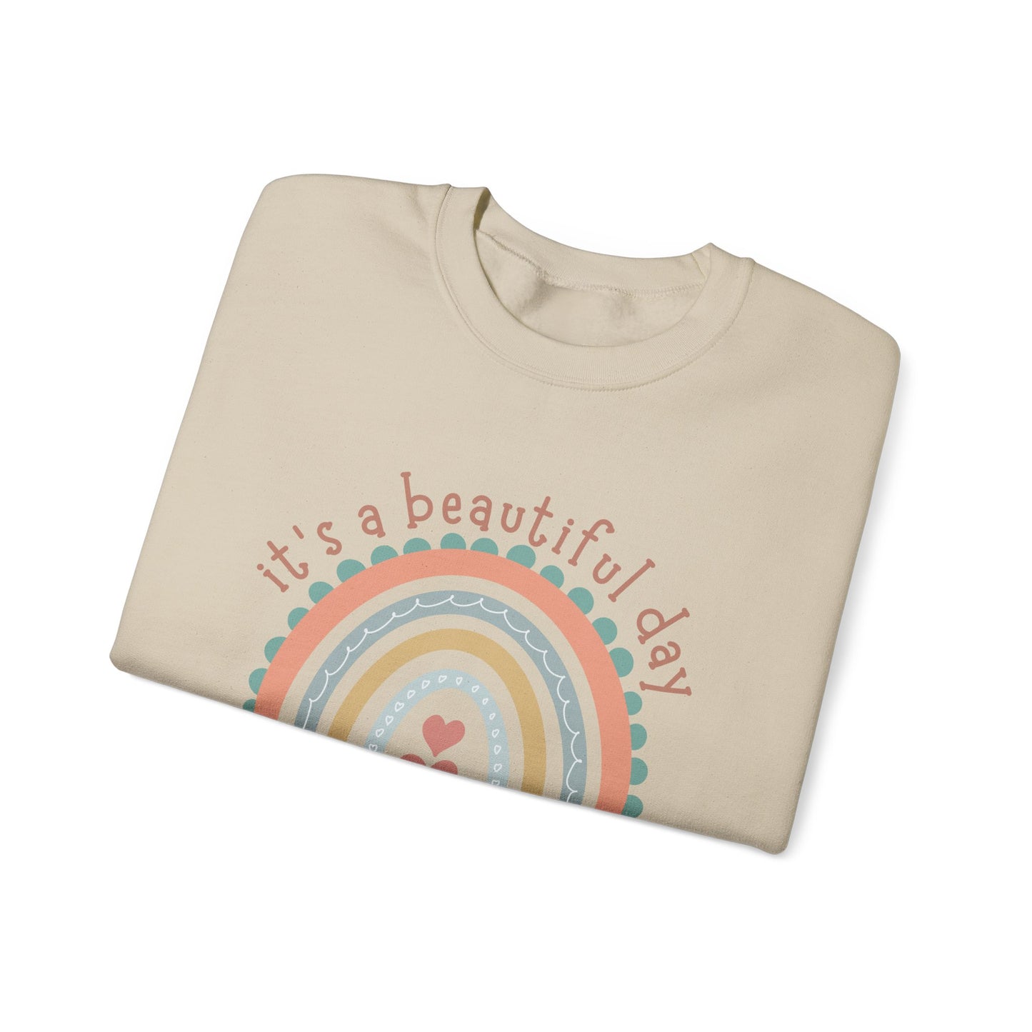 Rainbow Teacher Sweatshirt - Perfect Gift for Educators, Classroom Apparel, Cozy Style for Teachers, Back to School