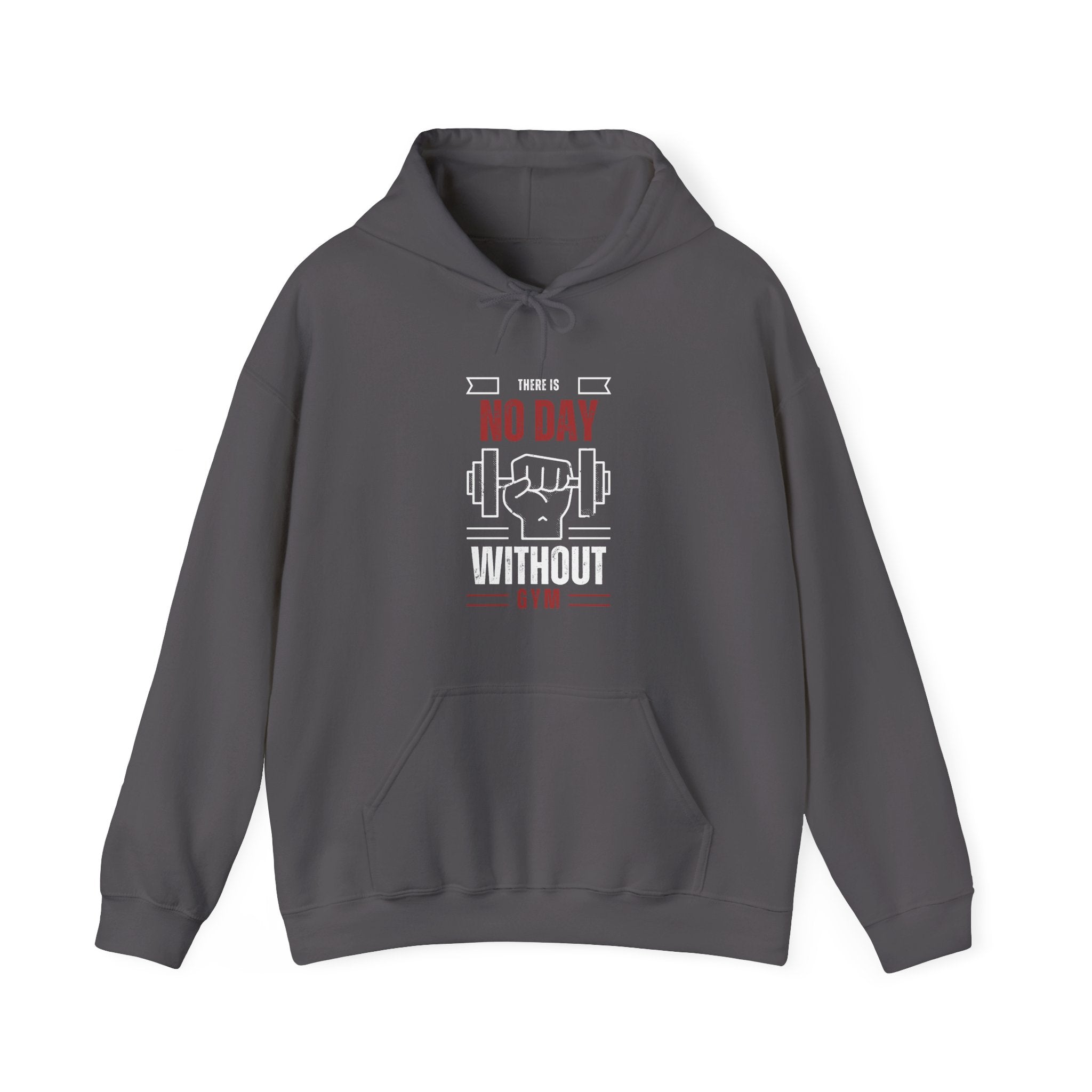 Motivational Gym Unisex Sweatshirt, No Day Without Fitness, Workout Gear, Gift for Gym Enthusiasts, Hoodie Apparel