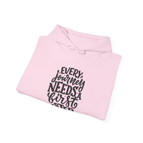 Motivational Unisex Hoodie, Inspirational Heavy Blend Sweatshirt for Travelers, Gift for Adventurers, Travel Apparel, Journey Vibes