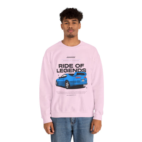 Ride of Legends Unisex Heavy Blend™ Crewneck Sweatshirt, Casual Car Sweatshirt