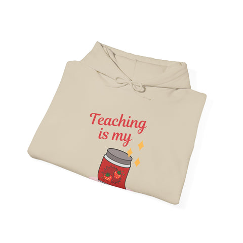 Teaching is My Passion Hoodie - Cozy Gift for Educators, Classroom Apparel, Teacher Sweatshirt, Unisex Blend Pullover