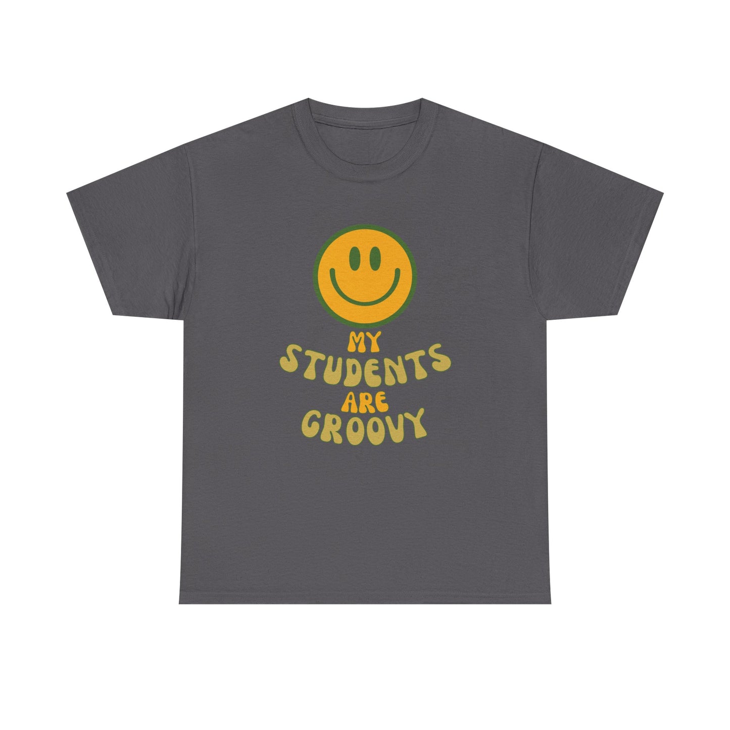 Groovy Teacher Tee, Fun Classroom Shirt, Gifts for Educators, Back to School Apparel, Positive Vibe T-Shirt