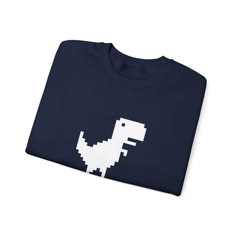 Funny Dinosaur No Connection Sweatshirt, Unisex Crewneck, Gamers Gift, Perfect for Tech Lovers and Online Students, Birthday Gift, Everyday