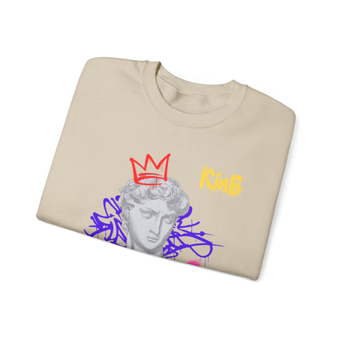 Modern Artistic Sweatshirt, Unisex Pullover, Trendy Graphic Sweater, Streetwear Fashion