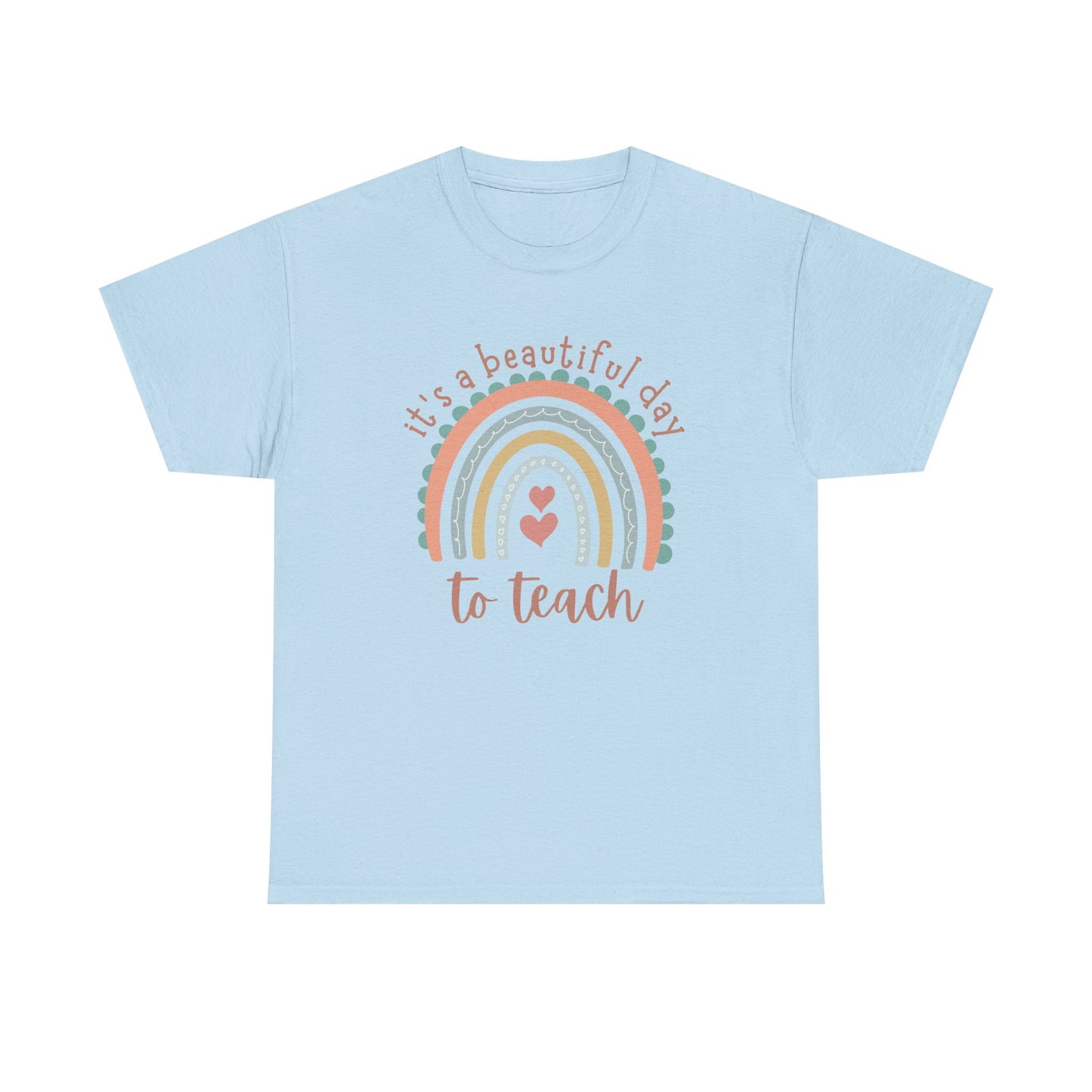 Teacher Rainbow Tee, Inspirational Educator Gift, Classroom Style Shirt, Teacher Appreciation Day Present, Cute Unisex Top