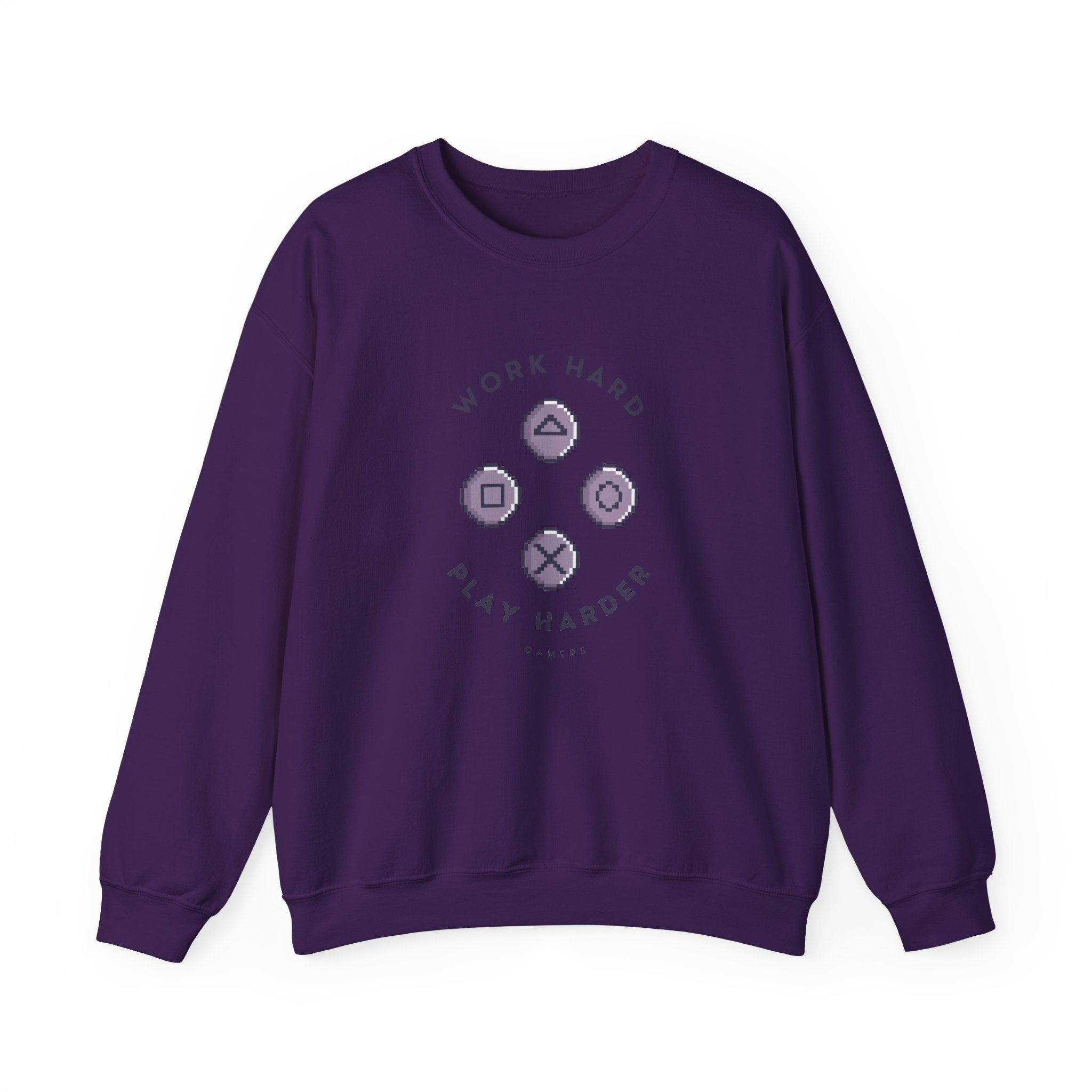 Play Harder Crewneck Sweatshirt  Casual Fashion