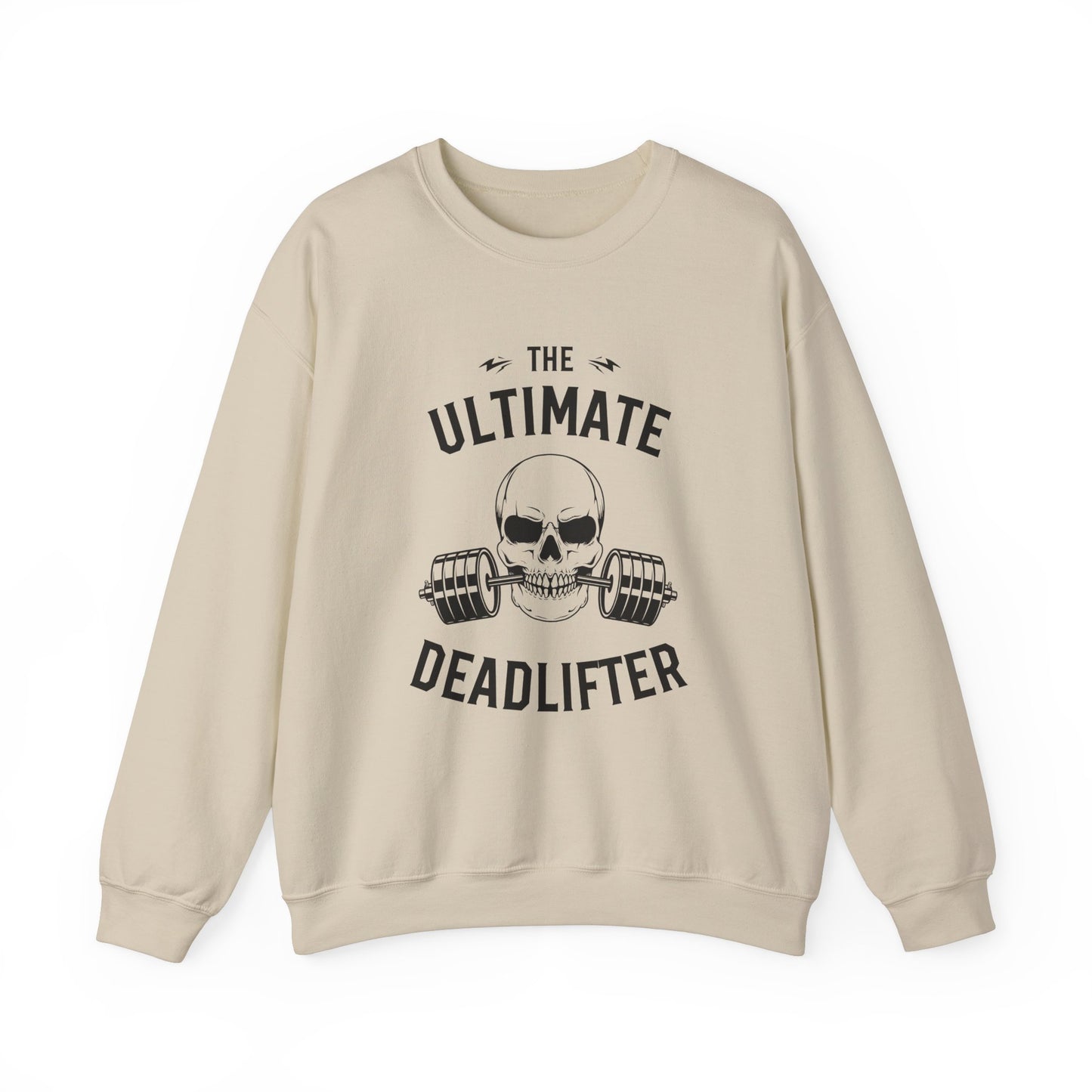 The Ultimate Deadlifter Crewneck Sweatshirt, Gym Sweatshirt, Fitness Apparel, Gift for Lifters, Weightlifting Sweatshirt, Workout Gear