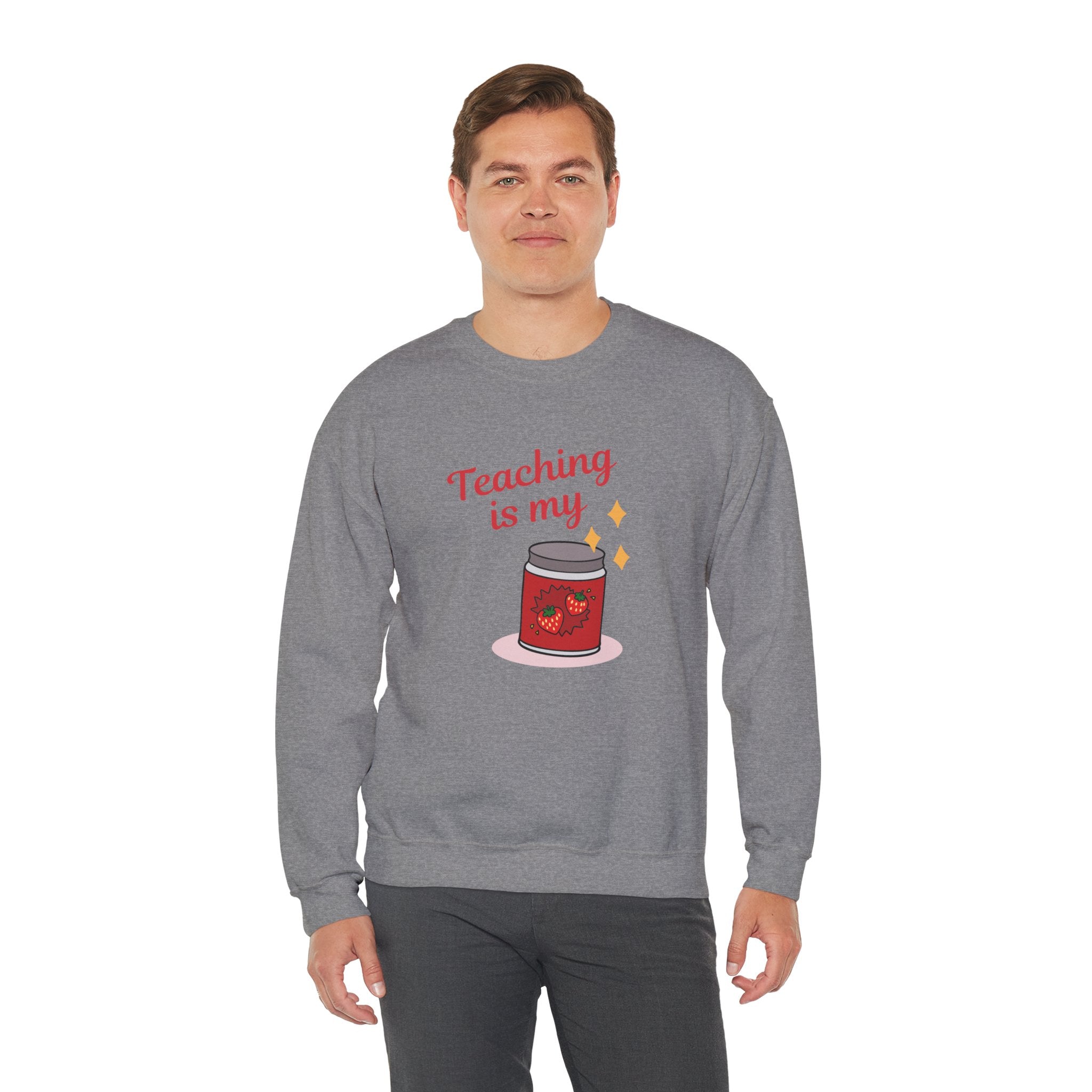 Teaching is My Passion Crewneck Sweatshirt, Gift for Teachers, Education Apparel, Cute Teacher Sweatshirt, Back to School Outfit