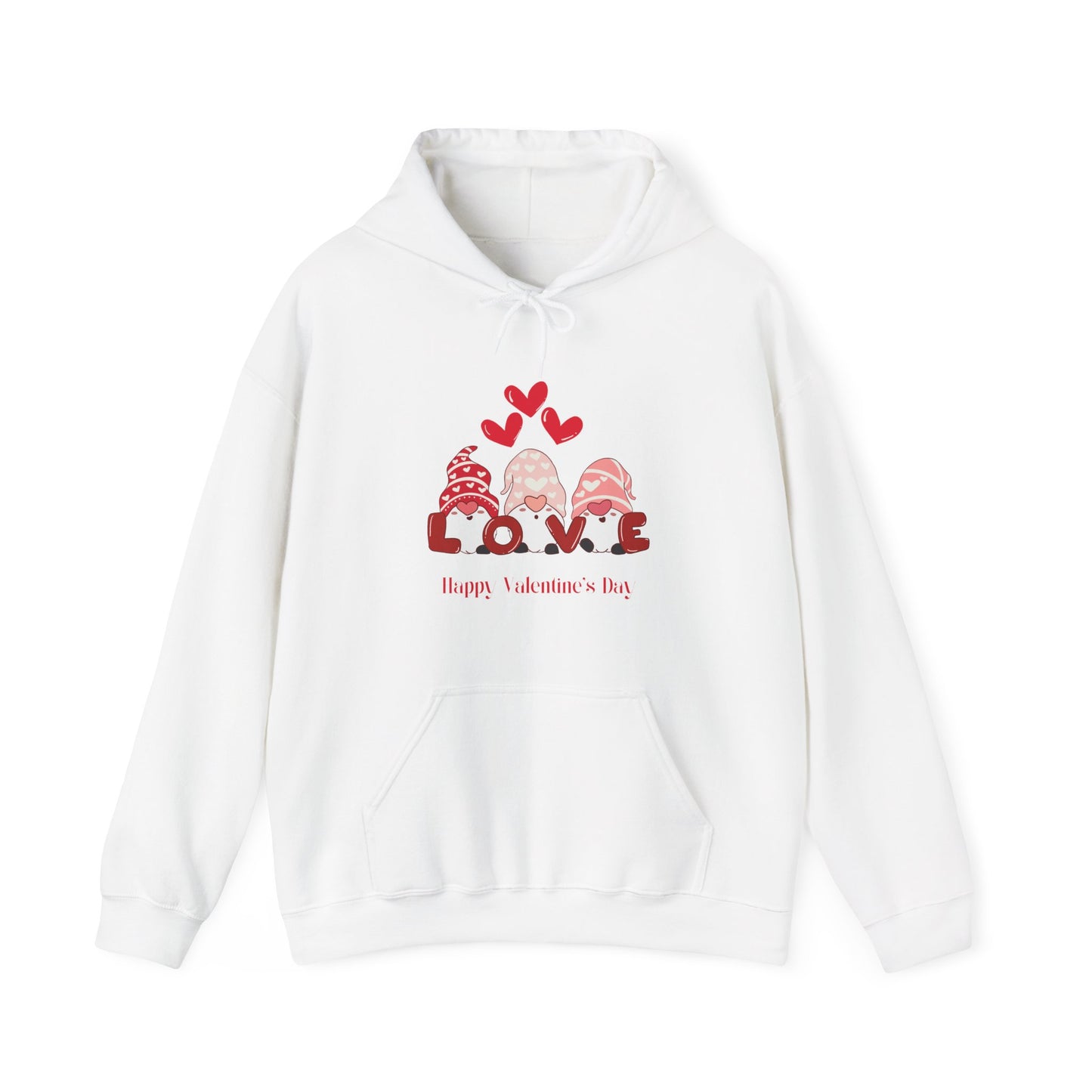 Valentine's Day Love Hoodie, Cozy Pullover, Unisex Sweatshirt for Couples