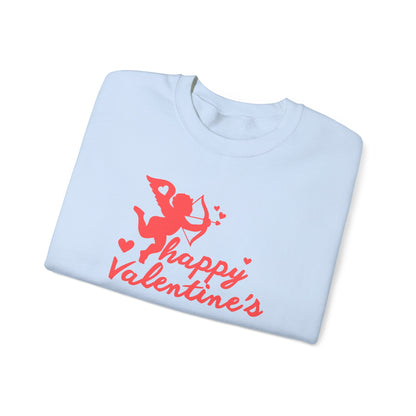 Valentine's Day Cupid Sweatshirt, Cozy Unisex Crewneck, Love Gift, Romantic Apparel, Cute and Comfy Valentine's Wear