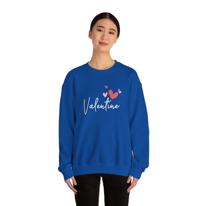 Valentine's Day Crewneck Sweatshirt, Love Sweatshirt, Valentine's Gift for Him/Her, Cozy Casual Wear, Heart Sweatshirt, Unisex Sweatshirt,