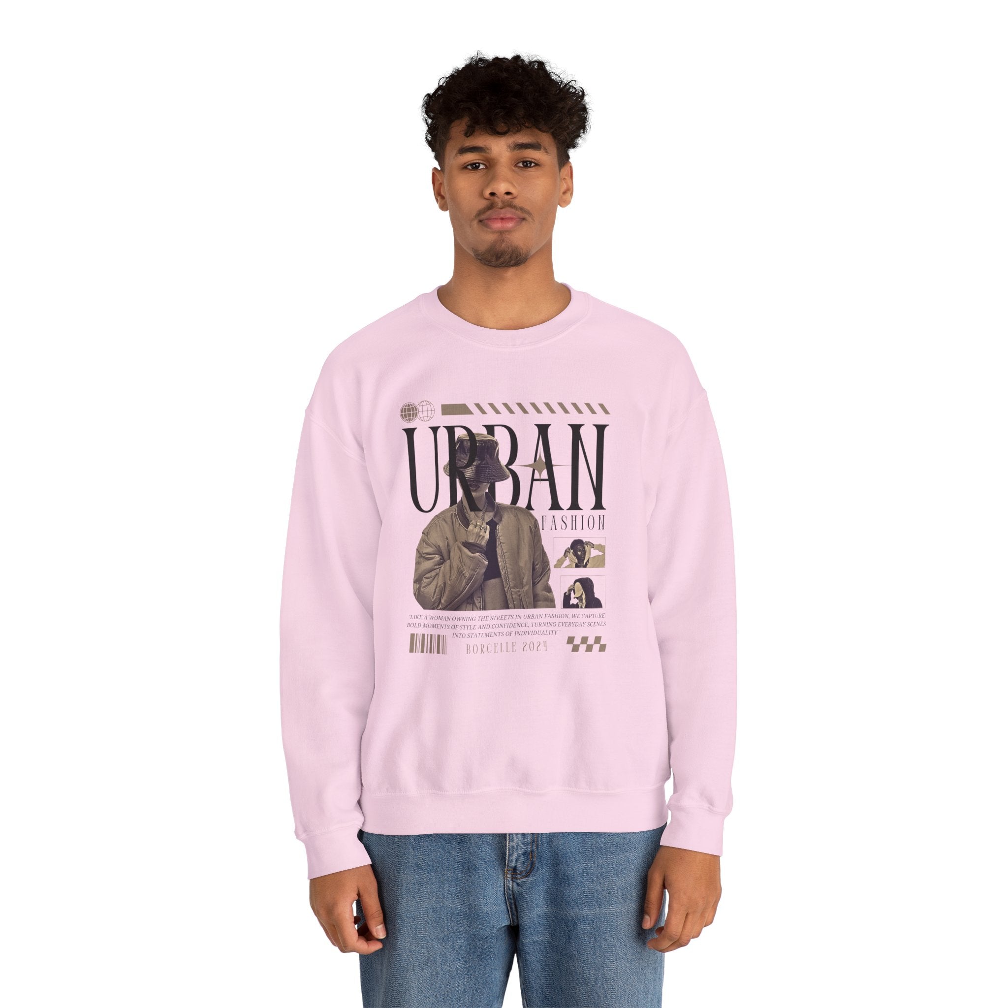 Crewneck Sweatshirt, Cozy Unisex Pullover, Streetwear Style