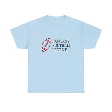 Fantasy Football Legend Unisex Heavy Cotton Tee, Gift for Football Fans, Sportswear, Casual Tee, Football Season Apparel