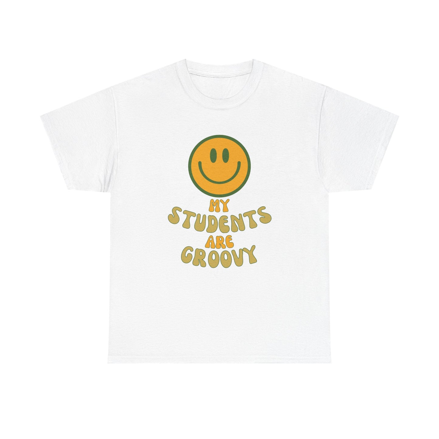 Groovy Teacher Tee, Fun Classroom Shirt, Gifts for Educators, Back to School Apparel, Positive Vibe T-Shirt