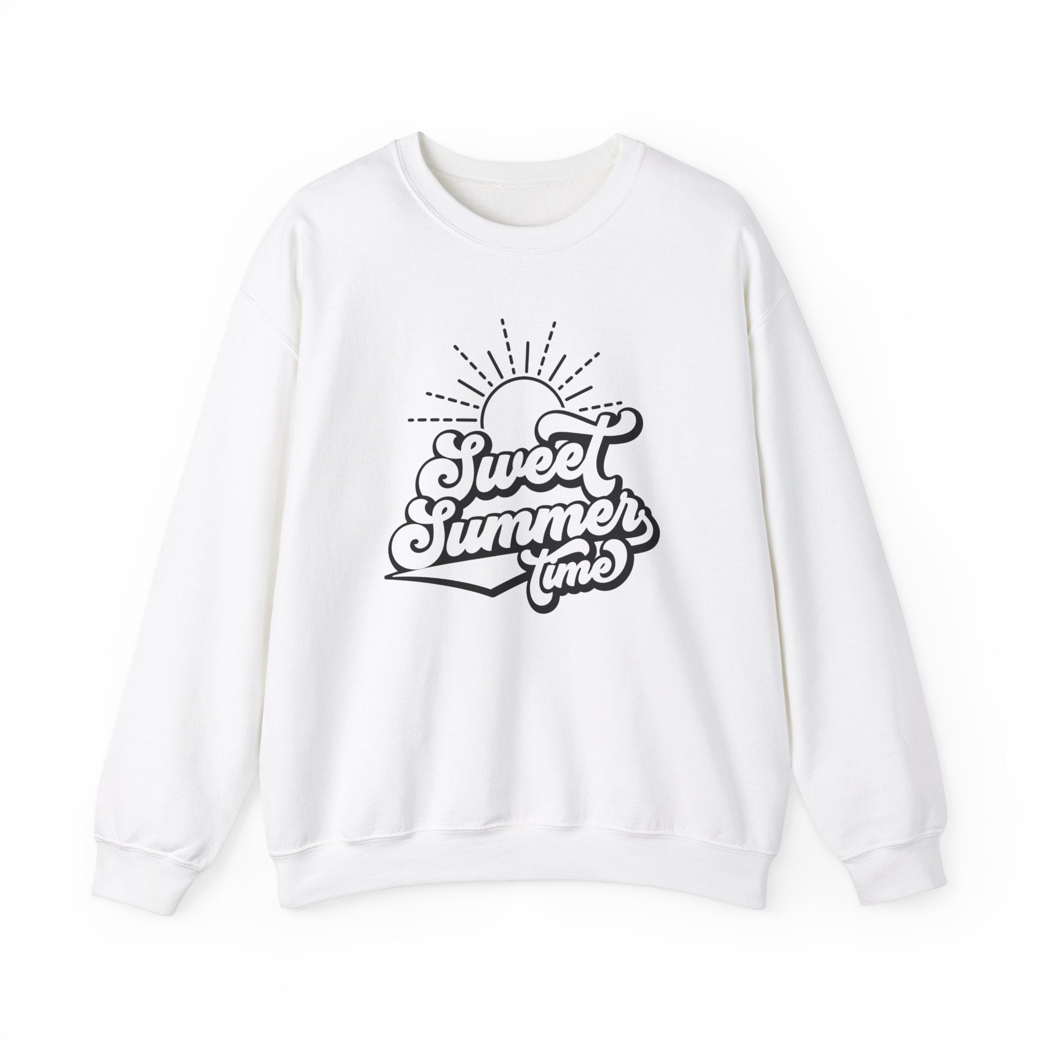 Summer Vibes Crewneck Sweatshirt, Cozy Unisex Pullover, Perfect for Beach Days, Gift for Summer Lovers, Matching Family Outfit